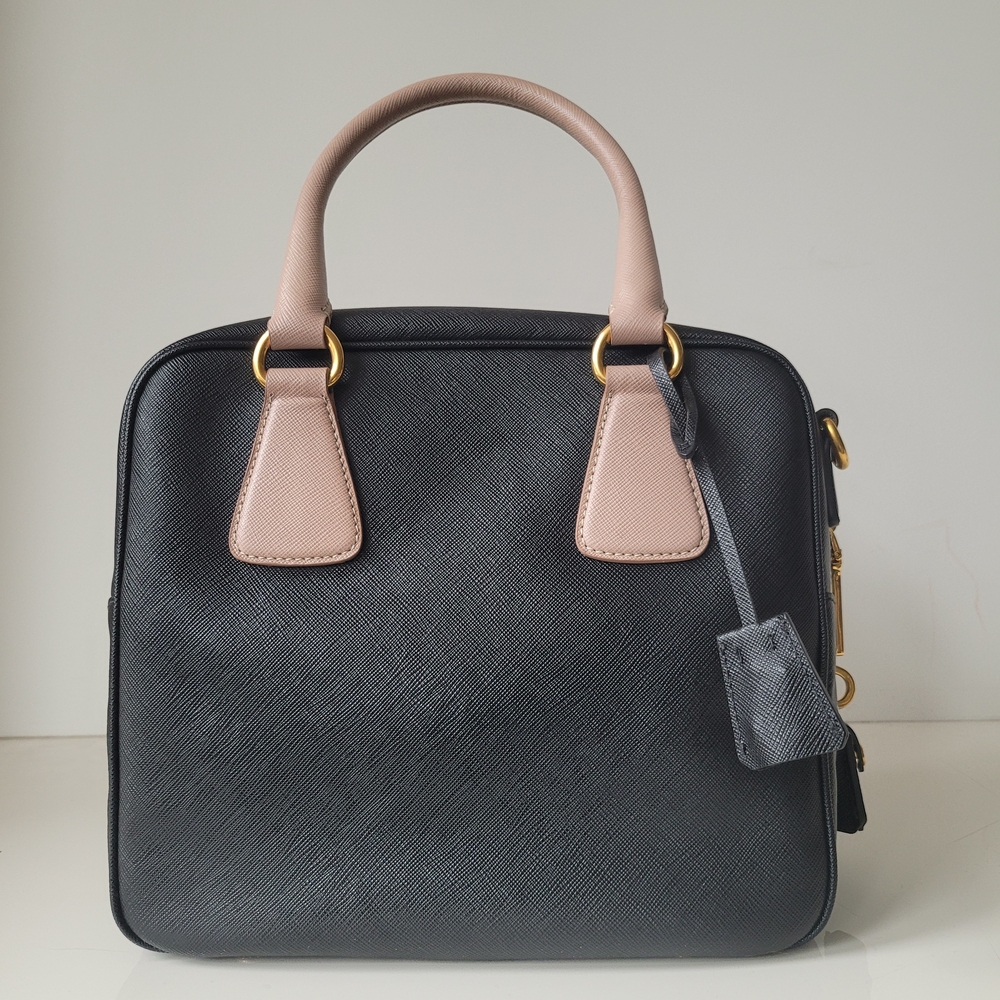PRADA Saffiano Lux Square Satchel - Picture 12 of 12